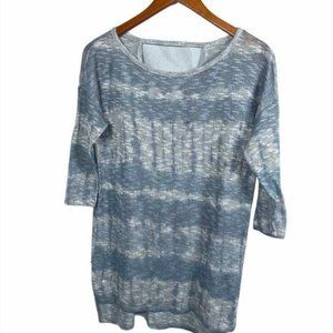 A Pea in the Pod Maternity Knit Top Tie Dye Blue Sz SM